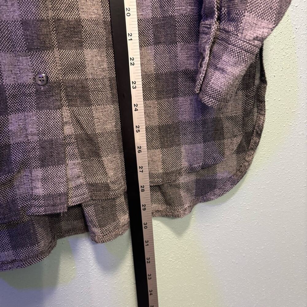 Mustard Seed Women’s Checkered Gray Button Down Shirt Size S - Picture 6 of 7